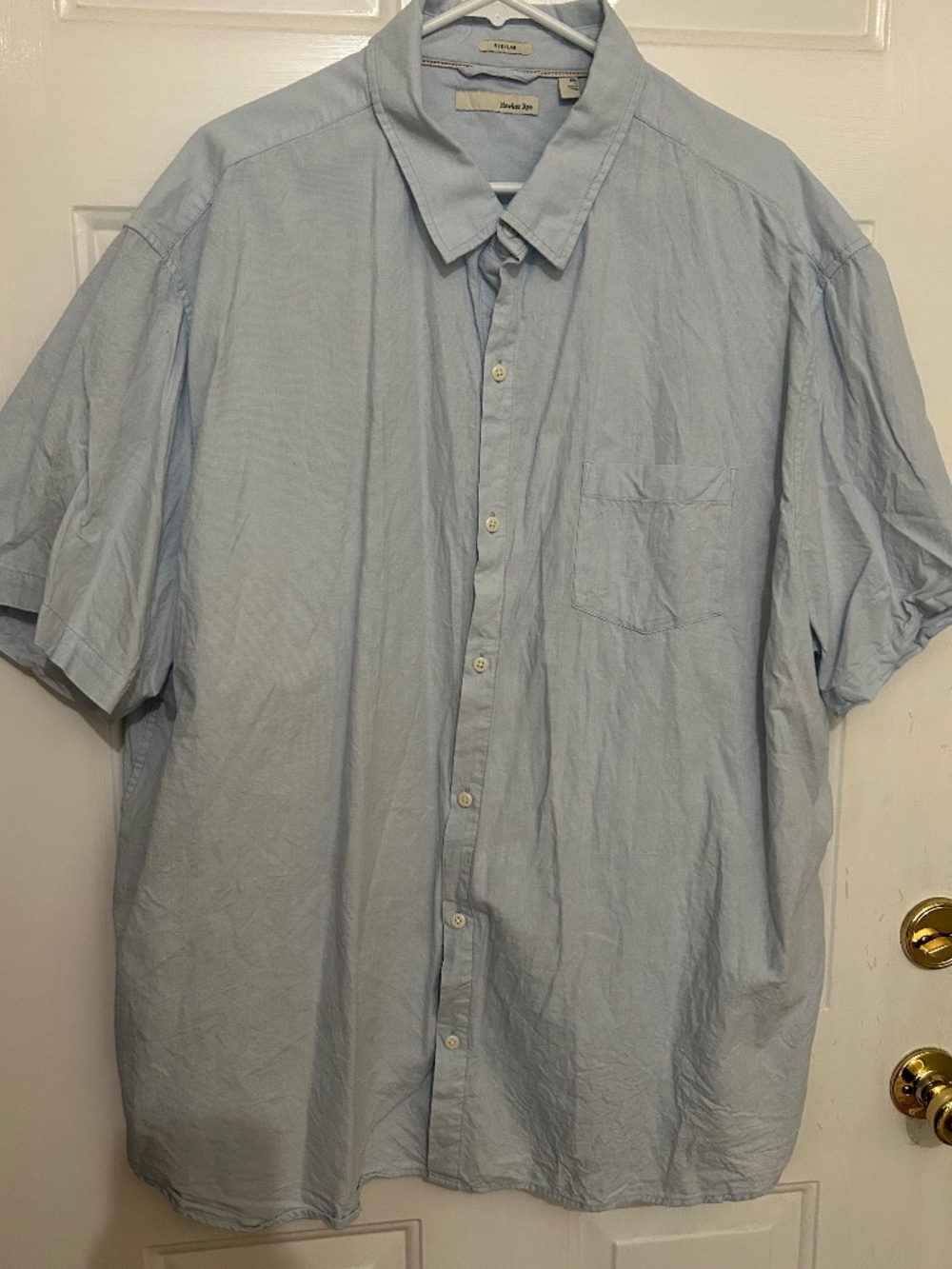 Hawker Rye, 3XL, light blue, short sleeve shirt
